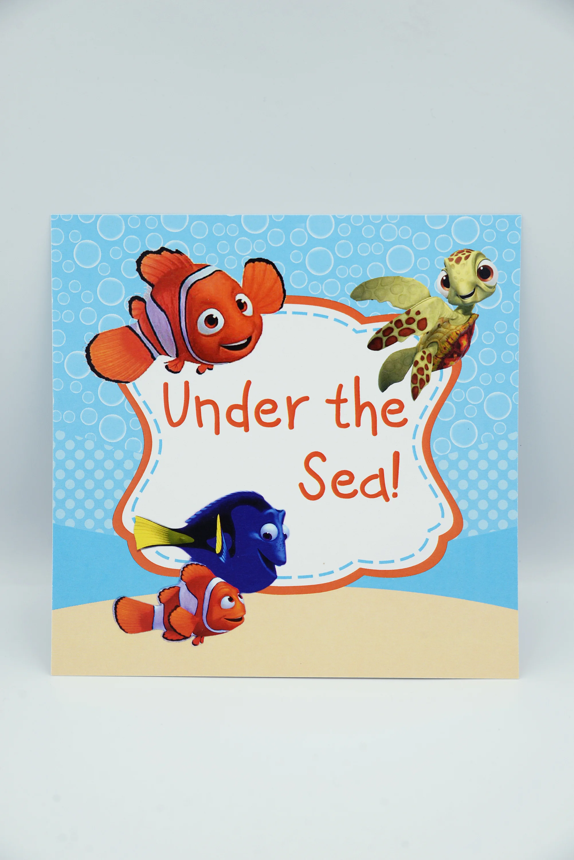Προσκλητήριο βάπτισης under the sea Nemo